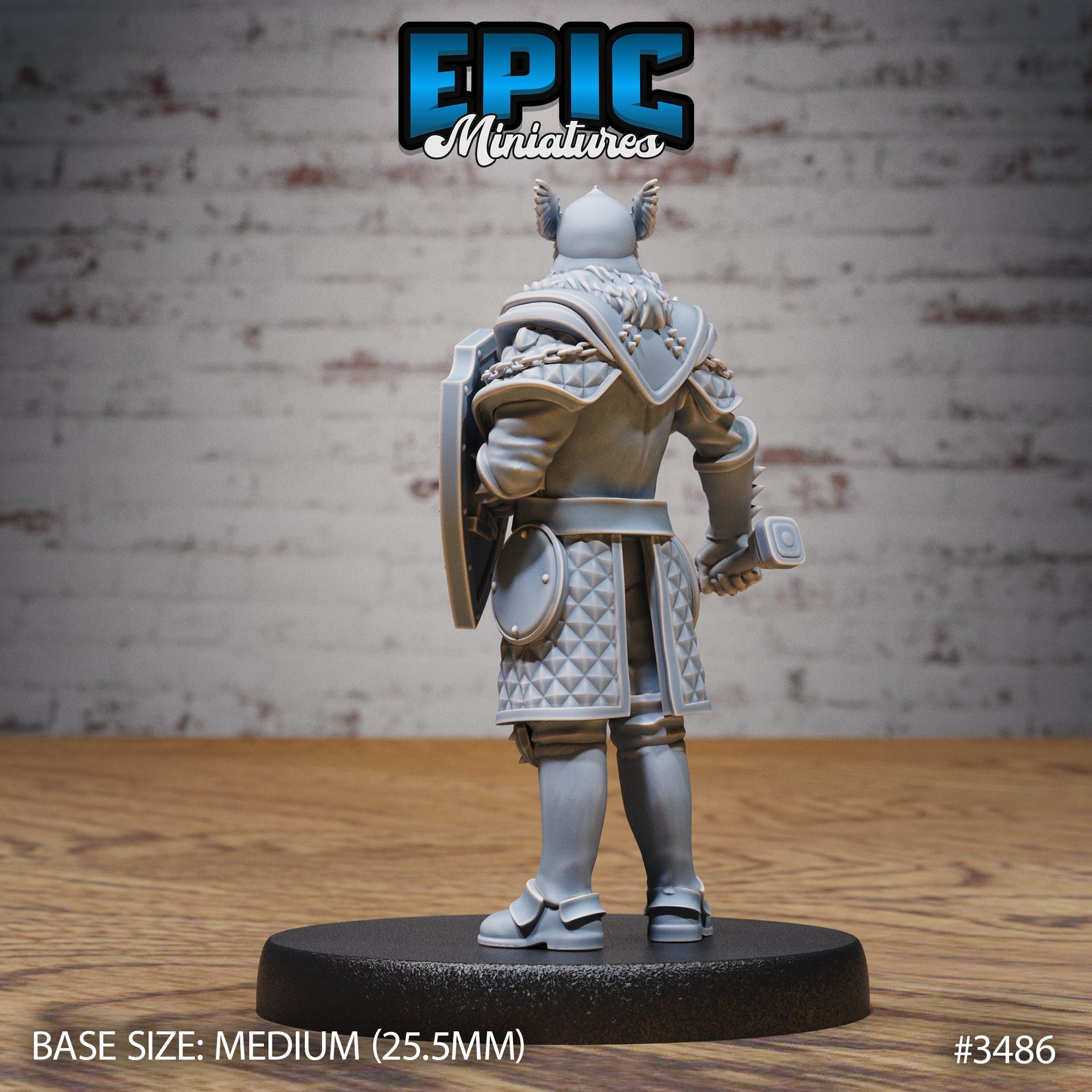 Knight Sit Rollant - Epic Miniatures | Ninth Age | 32mm | Chivalry Garden | Fighter | General | Captain | Commander