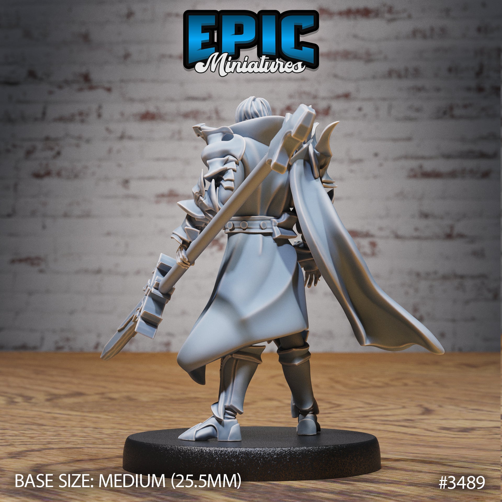 Knight Sit Lancelot - Epic Miniatures | Ninth Age | 32mm | Chivalry Garden | Fighter | General | Captain | Commander