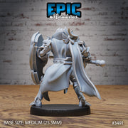 Knight Sit Lancelot - Epic Miniatures | Ninth Age | 32mm | Chivalry Garden | Fighter | General | Captain | Commander