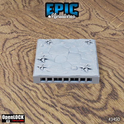 Chivalry Garden Openlock Dungeon Tiles - Epic Miniatures | Ninth Age | 32mm | FDM | Modular | Custom | Hedge Maze