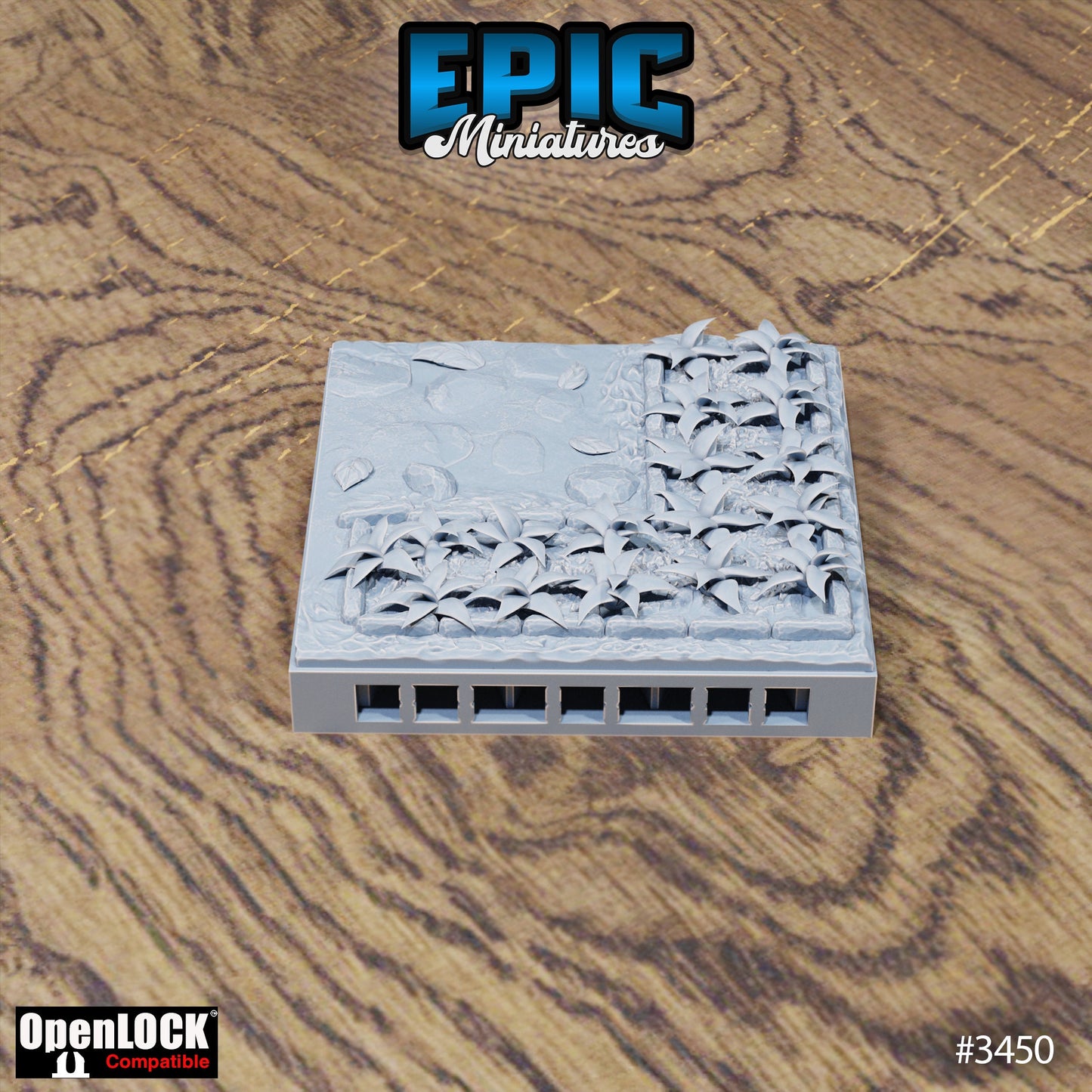 Chivalry Garden Openlock Dungeon Tiles - Epic Miniatures | Ninth Age | 32mm | FDM | Modular | Custom | Hedge Maze