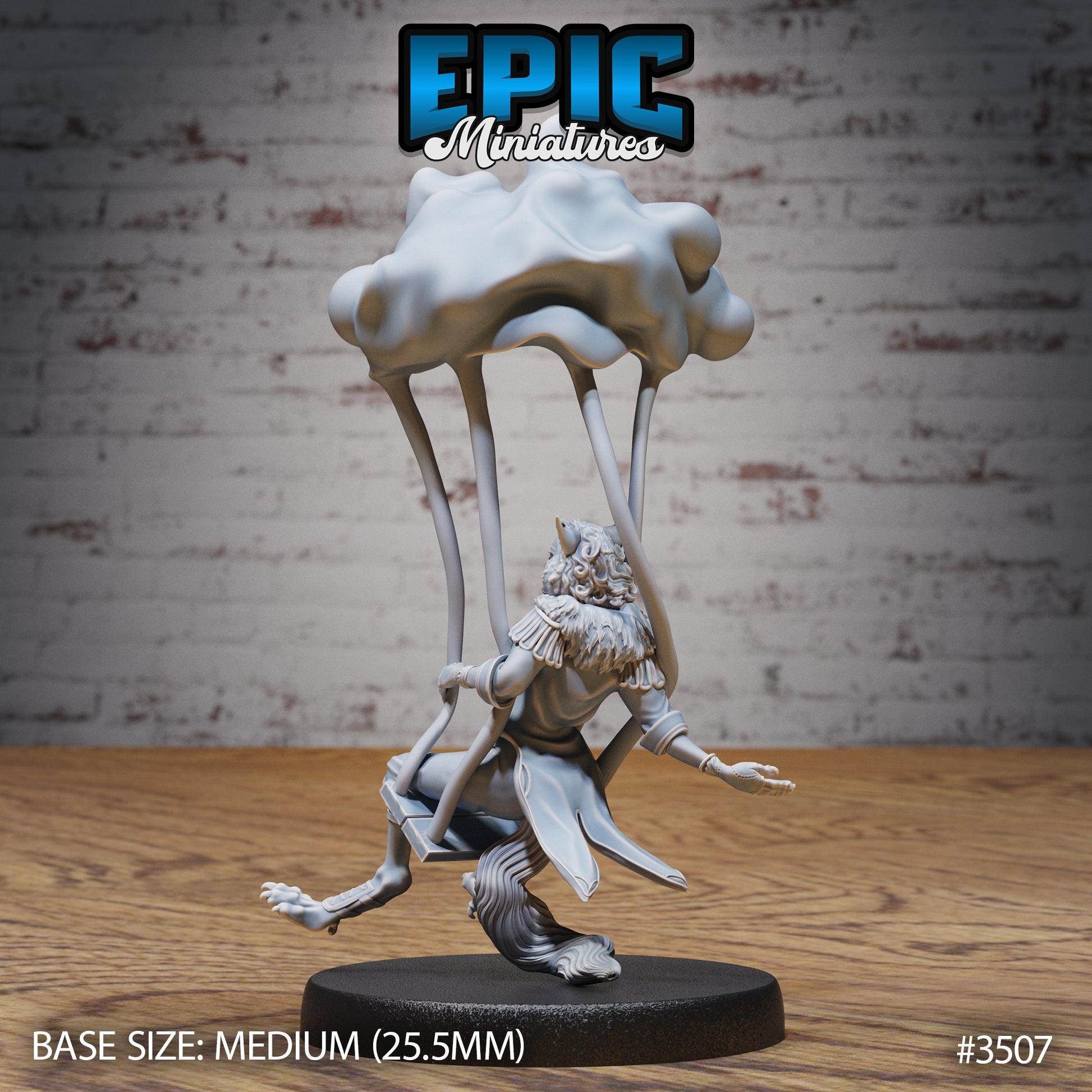 Cat Folk Magician- Epic Miniatures | Ninth Age | 32mm | Nightsky Carnival | Circus | Big Top | Bard | Performer