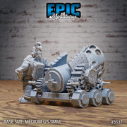 Cannon Dwarf- Epic Miniatures | Ninth Age | 32mm | Nightsky Carnival | Circus | Big Top | Performer | Jetpack | Stuntman