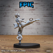 Monk Female Player Character - Epic Miniatures | Ninth Age | 32mm |Iron Fist Tournament | Martial Artist | Fighter | Brawler