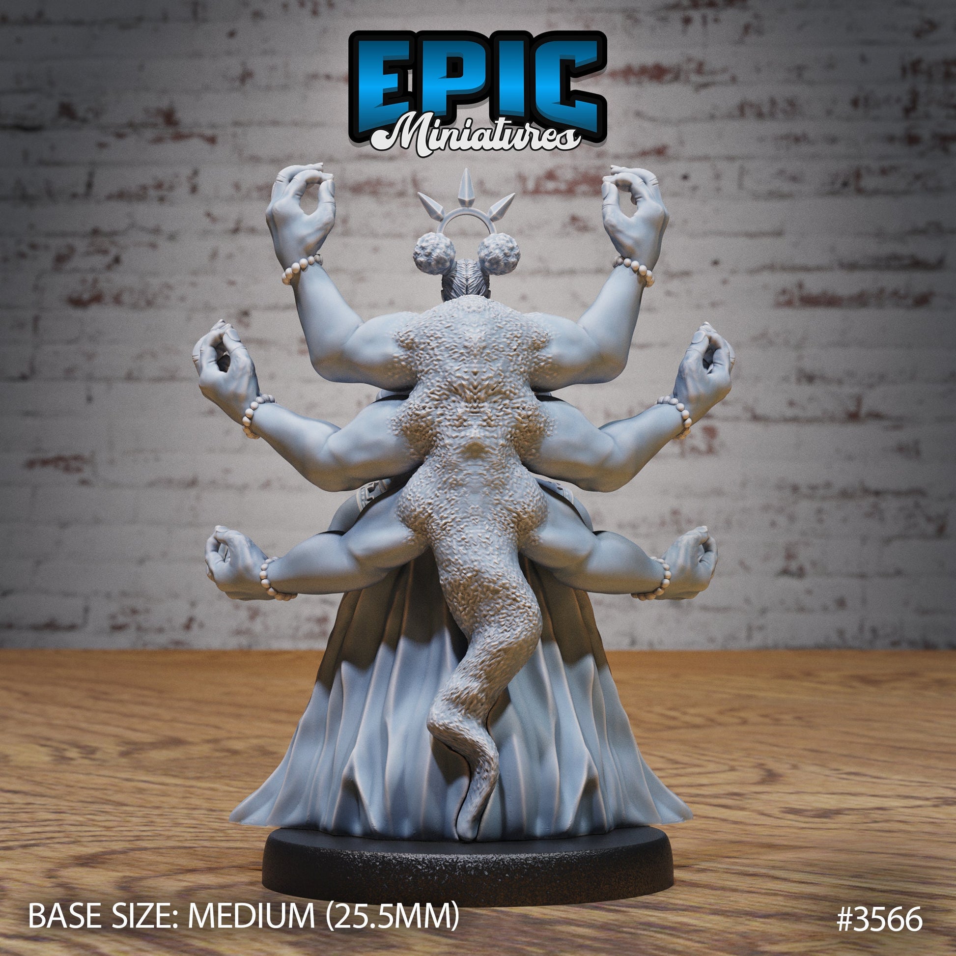 Devine Hands Priestess - Epic Miniatures | Ninth Age | 32mm | Iron Fist Tournament | Fist Monk | Fighter | Brawler | Bruiser