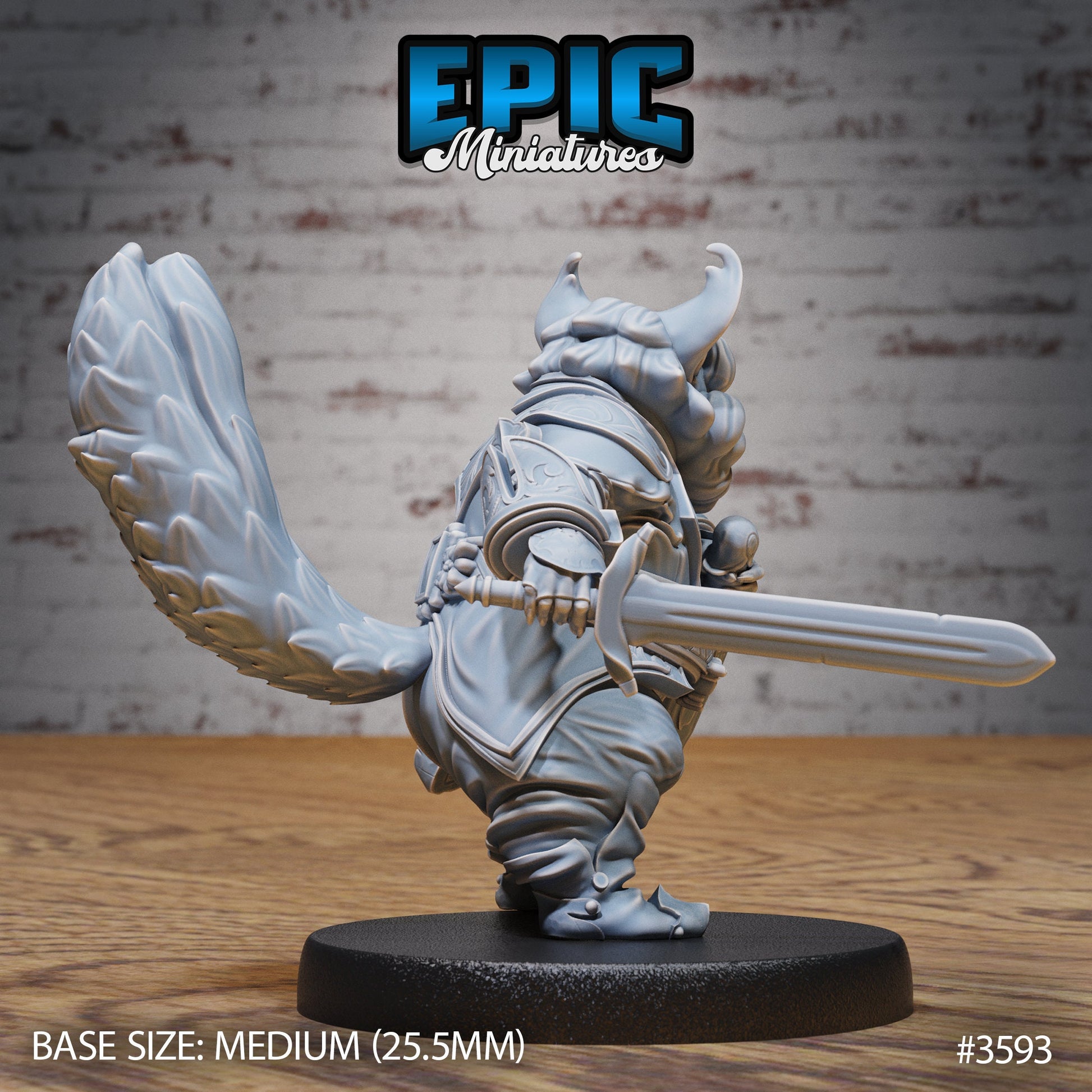 Eastern Cat Folk - Epic Miniatures | Ninth Age | 32mm |Iron Fist Tournament | Tabaxi | Tabby | Fighter | Warrior