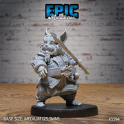 Eastern Cat Folk - Epic Miniatures | Ninth Age | 32mm |Iron Fist Tournament | Tabaxi | Tabby | Fighter | Warrior
