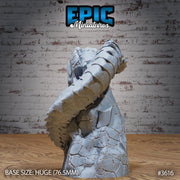 Frost worm - Epic Miniatures | 32mm | Ice Age Madness | Huge