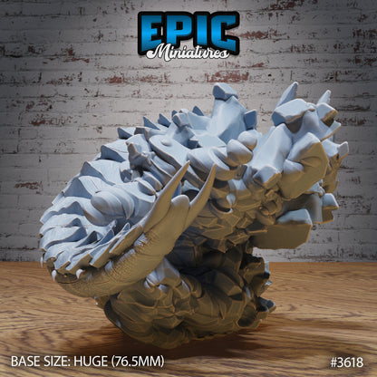 Frost worm - Epic Miniatures | 32mm | Ice Age Madness | Huge