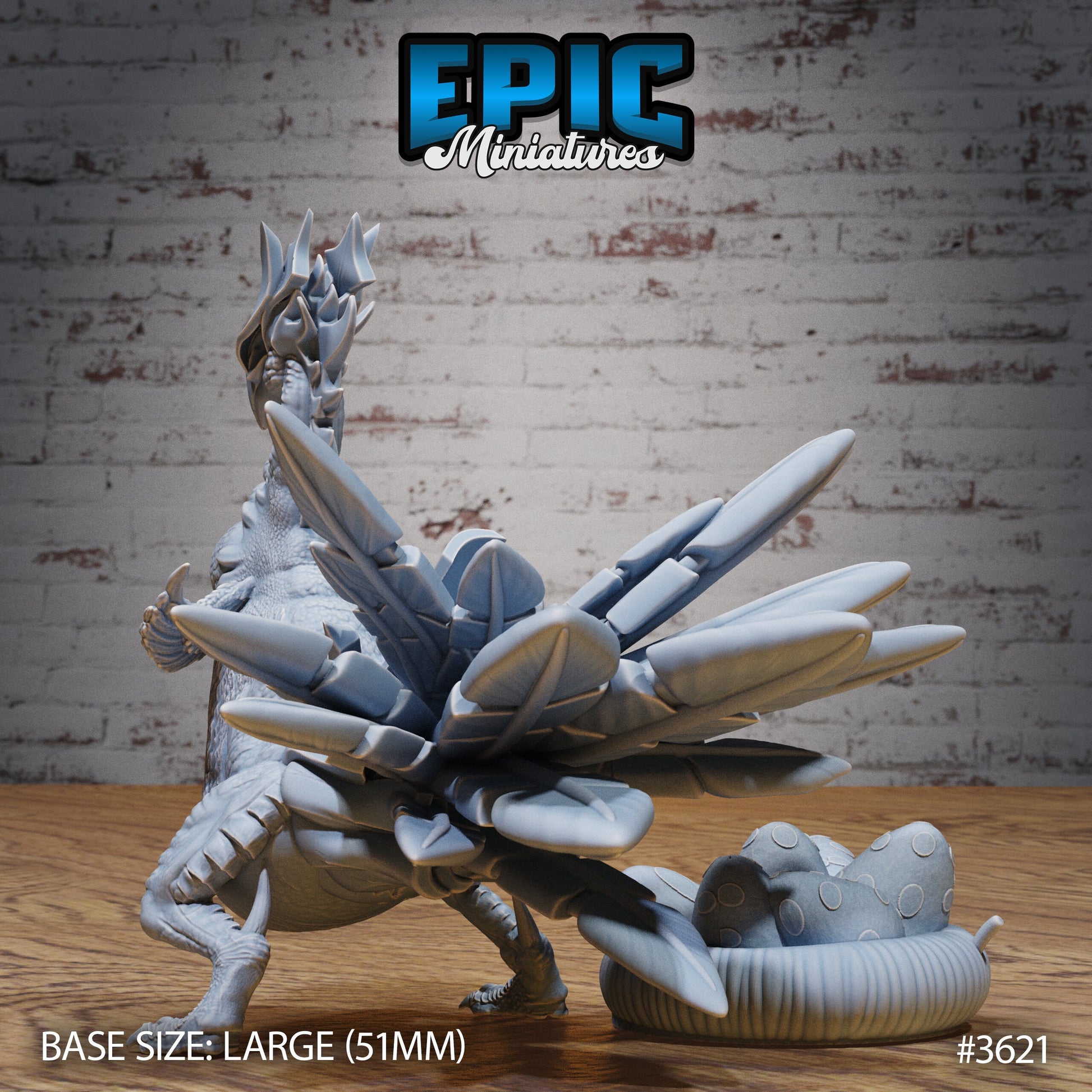 Turkey Raptor - Epic Miniatures | 32mm | Ice Age Madness | Chicken | Dinosaur