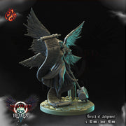 Herald of Justice - Crippled God Foundry - Shattered Heaven | 32mm | Angel | Paladin | Lady Justice | Blind | Seraphim