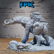 Giant Sloth Mount - Epic Miniatures | 32mm | Ice Age Madness | Prehistoric | Megatherium | Pack Animal