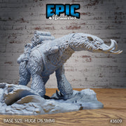 Giant Sloth Mount - Epic Miniatures | 32mm | Ice Age Madness | Prehistoric | Megatherium | Pack Animal