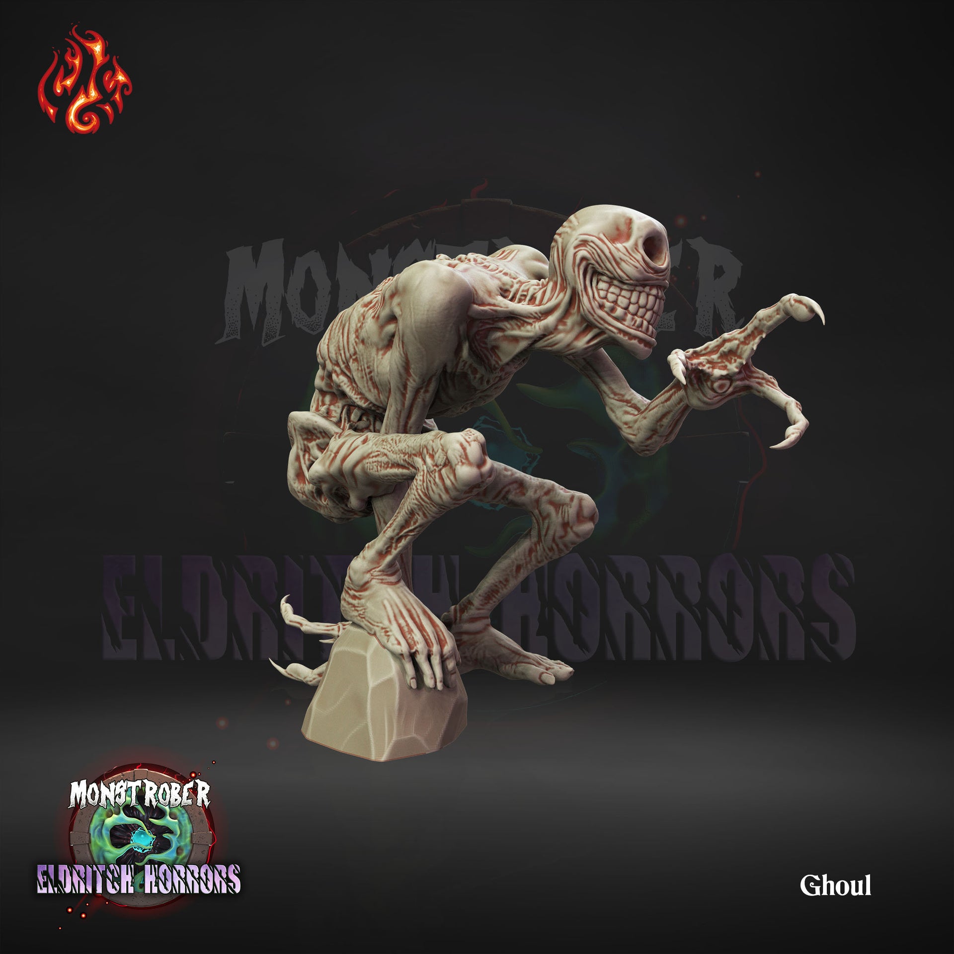 Ghoul - Crippled God Foundry - Monstrober | 32mm | Cthulhu | Lovrecraft | Eldritch | Zombie