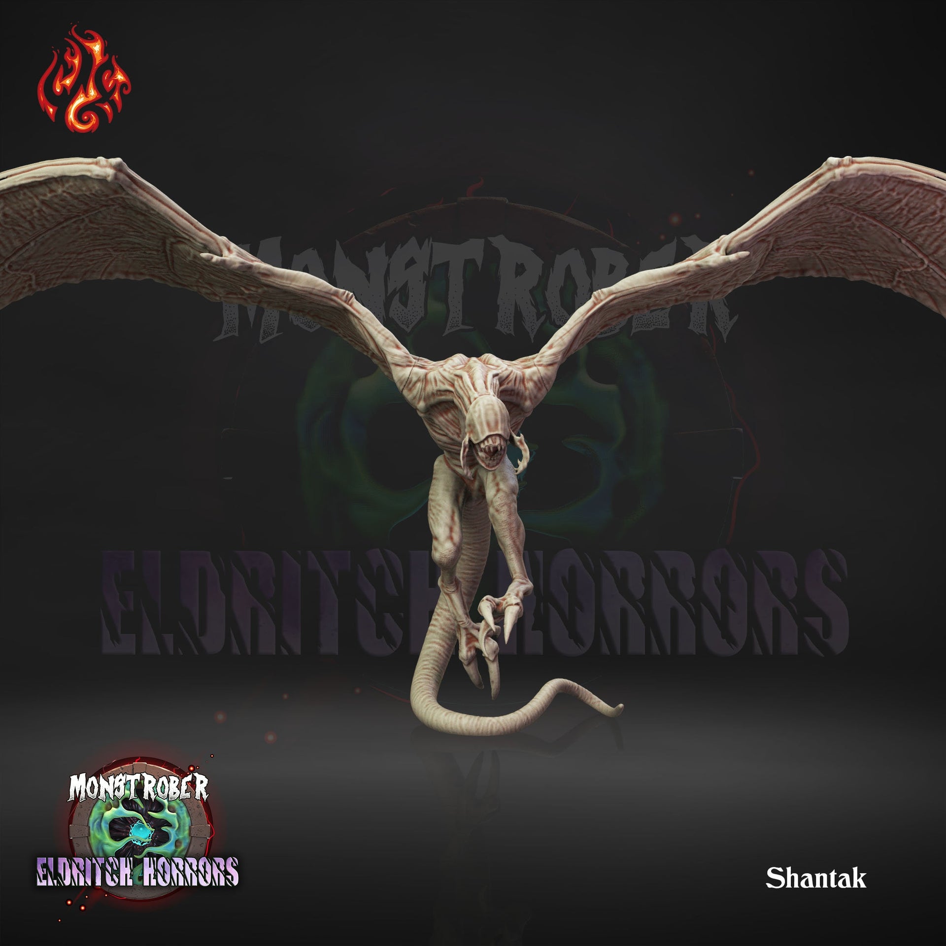 Shantak - Crippled God Foundry - Monstrober | 32mm | Cthulhu | Lovecraft | Eldritch | Hunting Horror