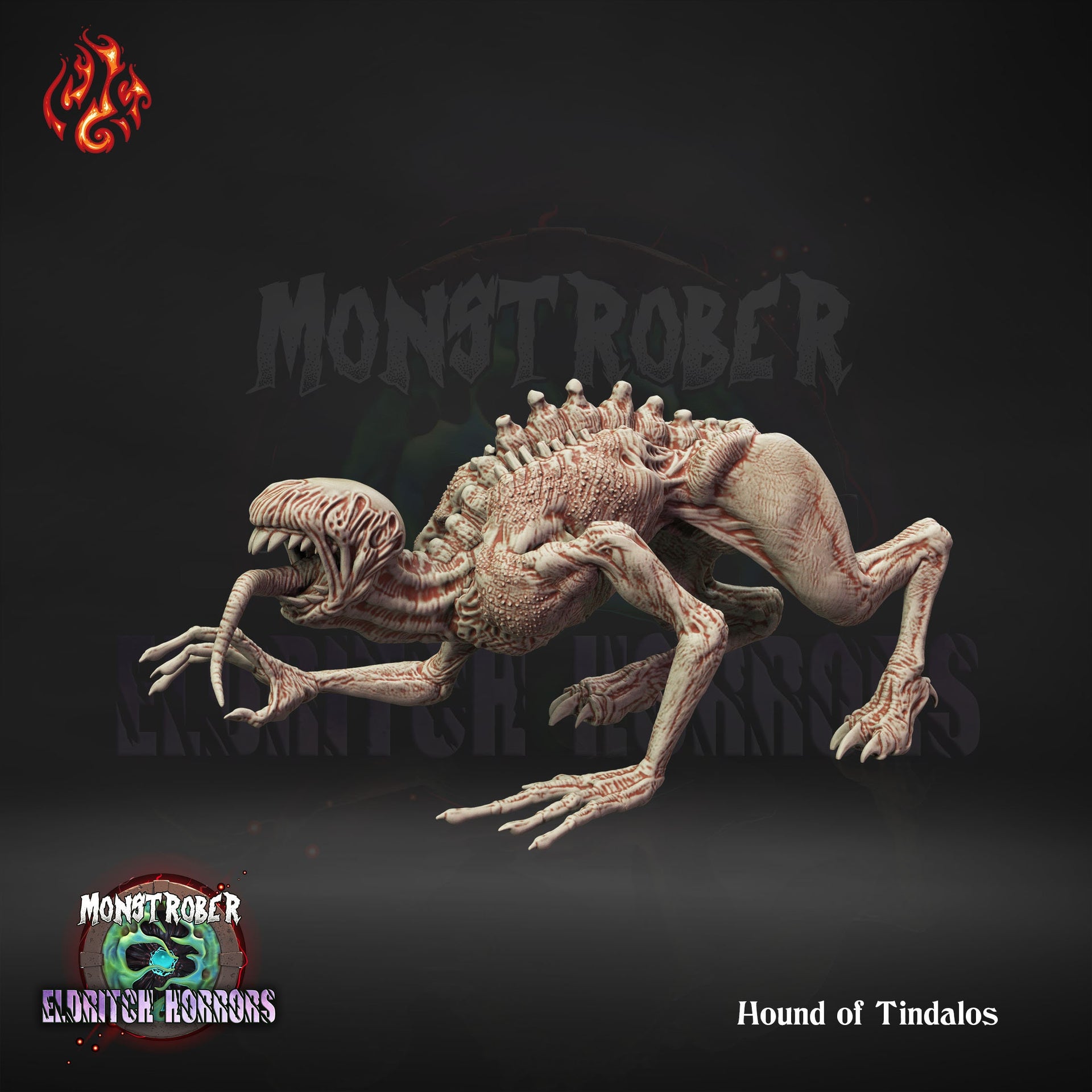 Hound of Tindalos - Crippled God Foundry - Monstrober | 32mm | Cthulhu | Lovecraft | Eldritch | Demon