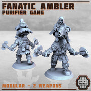 Fanatic Ampler, Purifier Gang - Print Minis | Sci Fi | Light Infantry | 28mm Heroic | Wastland | Apocalypse | Imperial | Cultist