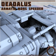 Daedalus Speeder, Troop Carrier - Print Minis | Sci Fi | Hovercraft | Scout| Armartis Mors | Imperial