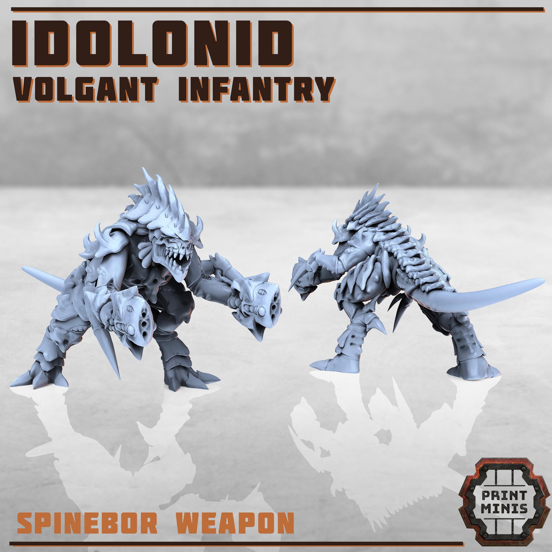 Volgants, Idolonids - Print Minis | Sci Fi | 28mm Heroic | Demon | Alien | Space Bug