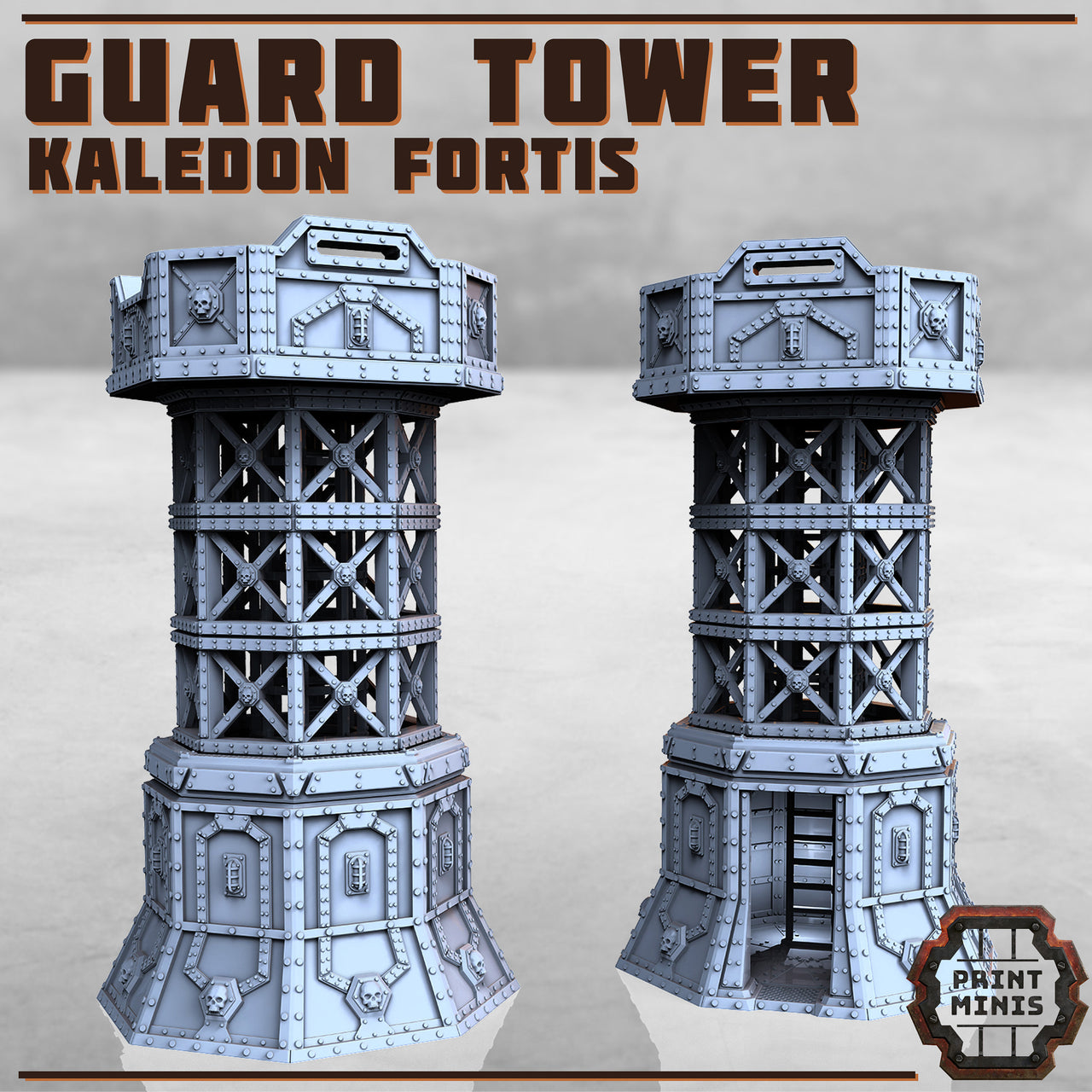 Guard Tower - Print Minis | Sci Fi | Light Infantry | 28mm Heroic | Apocalypse | Fortress | Encampment
