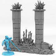 Babylone Portal With Its Magic Water Effect - Print Your Monsters, Fantastic Portals | 32mm | Ancient | Ruins
