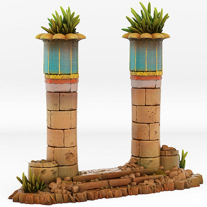 Babylone Portal With Its Magic Water Effect - Print Your Monsters, Fantastic Portals | 32mm | Ancient | Ruins