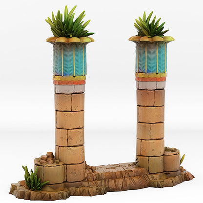 Babylone Portal With Its Magic Water Effect - Print Your Monsters, Fantastic Portals | 32mm | Ancient | Ruins