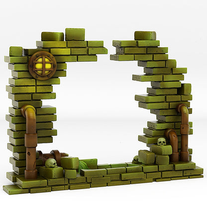 Sewer Portal With Its Toxic Liquid Effect - Print Your Monsters, Fantastic Portals | 32mm | Crypt | Dungeon