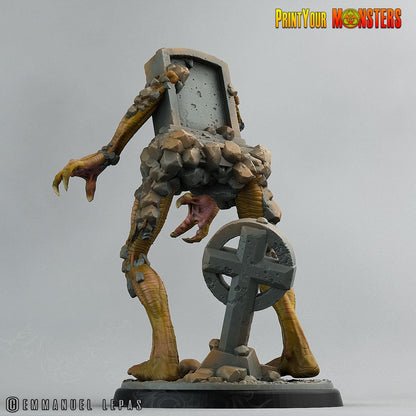 Graveyard Monsters - Print Your Monsters | 32mm | Elemental | Undead | Horror | Trap | Tombstone | Mimic