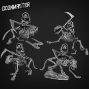 Big Cat Skeleton Cavalry- Goonmaster | Miniature | Wargaming | Roleplaying Games | 32mm | Tiger | Crow | Undead