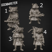 Crossbow Racoon - Goonmaster | Rogueish Racoons Miniature | Wargaming | Roleplaying Games | 32mm | Archer | Rogue | Bandit | Mercenary