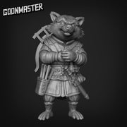 Crossbow Racoon - Goonmaster | Rogueish Racoons Miniature | Wargaming | Roleplaying Games | 32mm | Archer | Rogue | Bandit | Mercenary