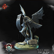 Herald of Justice - Crippled God Foundry - Shattered Heaven | 32mm | Angel | Paladin | Lady Justice | Blind | Seraphim