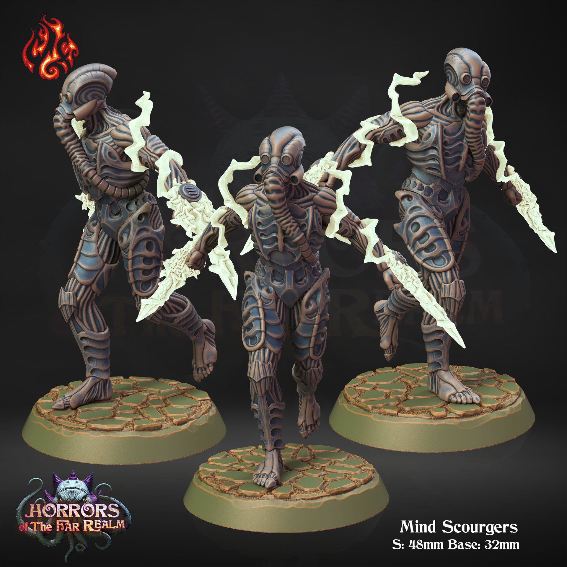 Mind Scourger- Crippled God Foundry - Horrors of the Far Realm | 32mm | Alien | Psychic | Assassin
