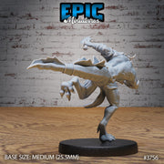 Oriental Half Dragon- Epic Miniatures | 28mm | 32mm | Oni Nightmare | Yokai | Demon | Japanese Folklore | Dragonfolk | Fighter | Monk