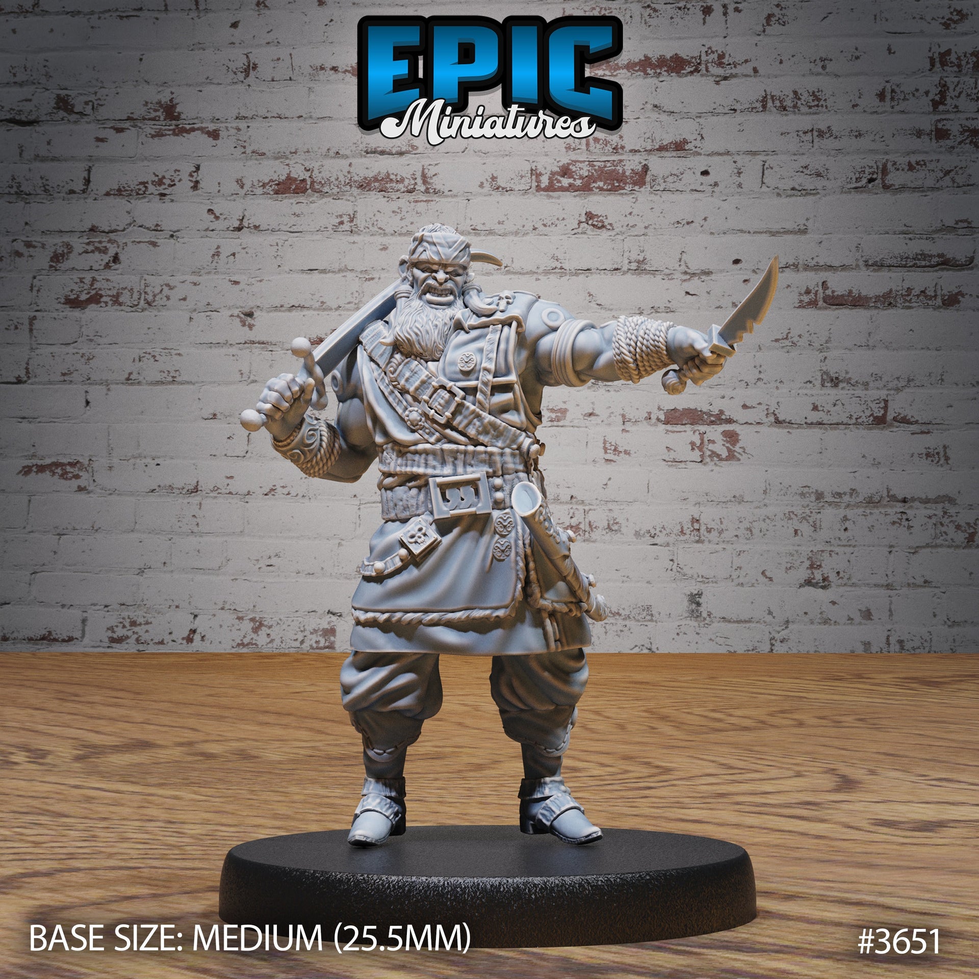 Coast Bandit- Epic Miniatures | 28mm | 32mm | Bandit Camp | Pirate | Sailor | Docks | Sea | Ocean