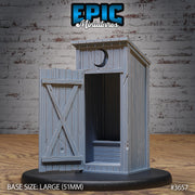 Mimic Outhouse - Epic Miniatures | 28mm | 32mm | Bandit Camp | Toilet | Trap