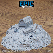 Mimic Treasure- Epic Miniatures | 28mm | 32mm | Bandit Camp | Gold | Pile | Chest | Trap