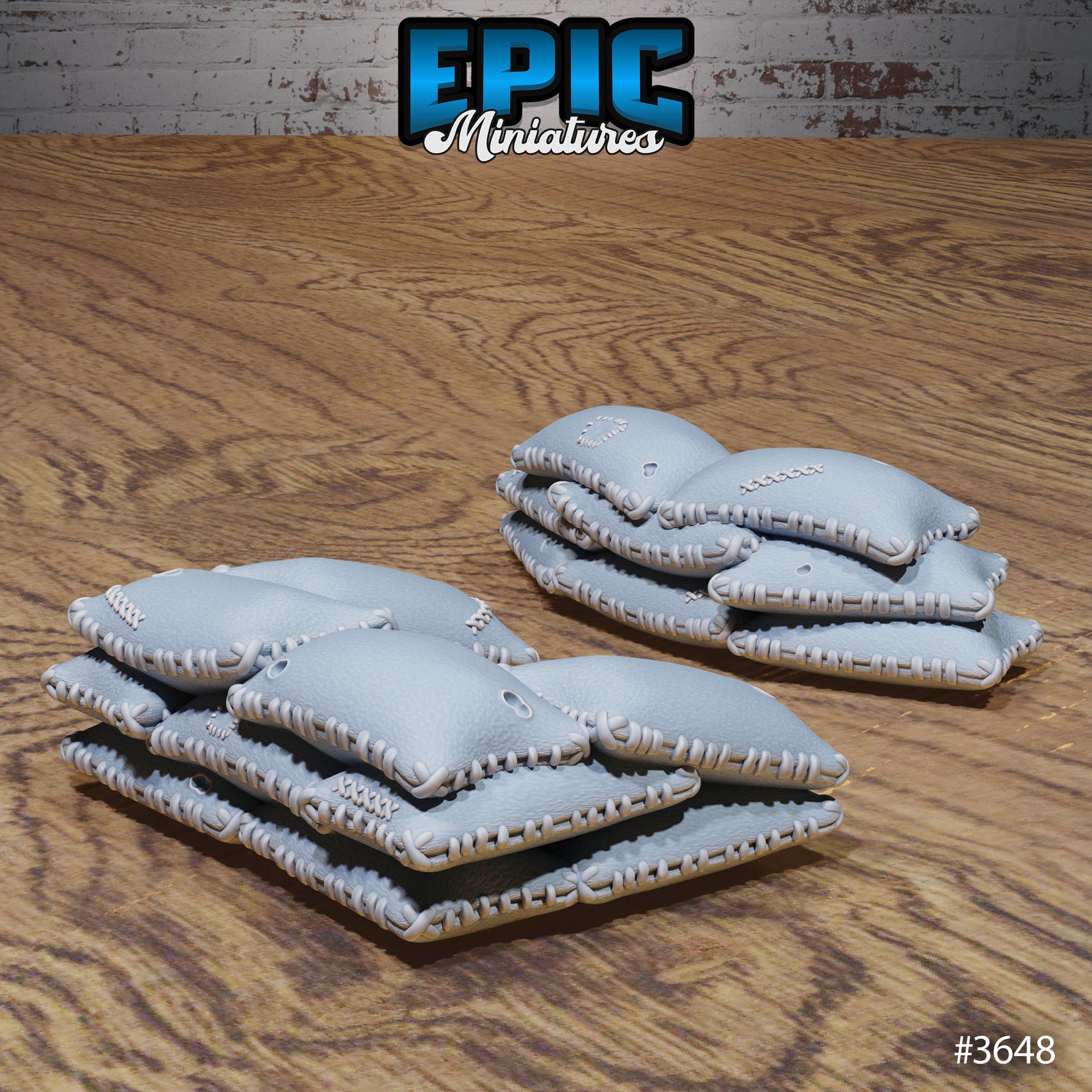 Bandit Camp Fortifications- Epic Miniatures | 28mm | 32mm | Gate | Wall | Barricade | Spikes