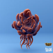 Morgius and Morgi, Psychic Floating Head - Arcane Minis | 32mm | Tentacles | Jellyfish | Horror | Infected
