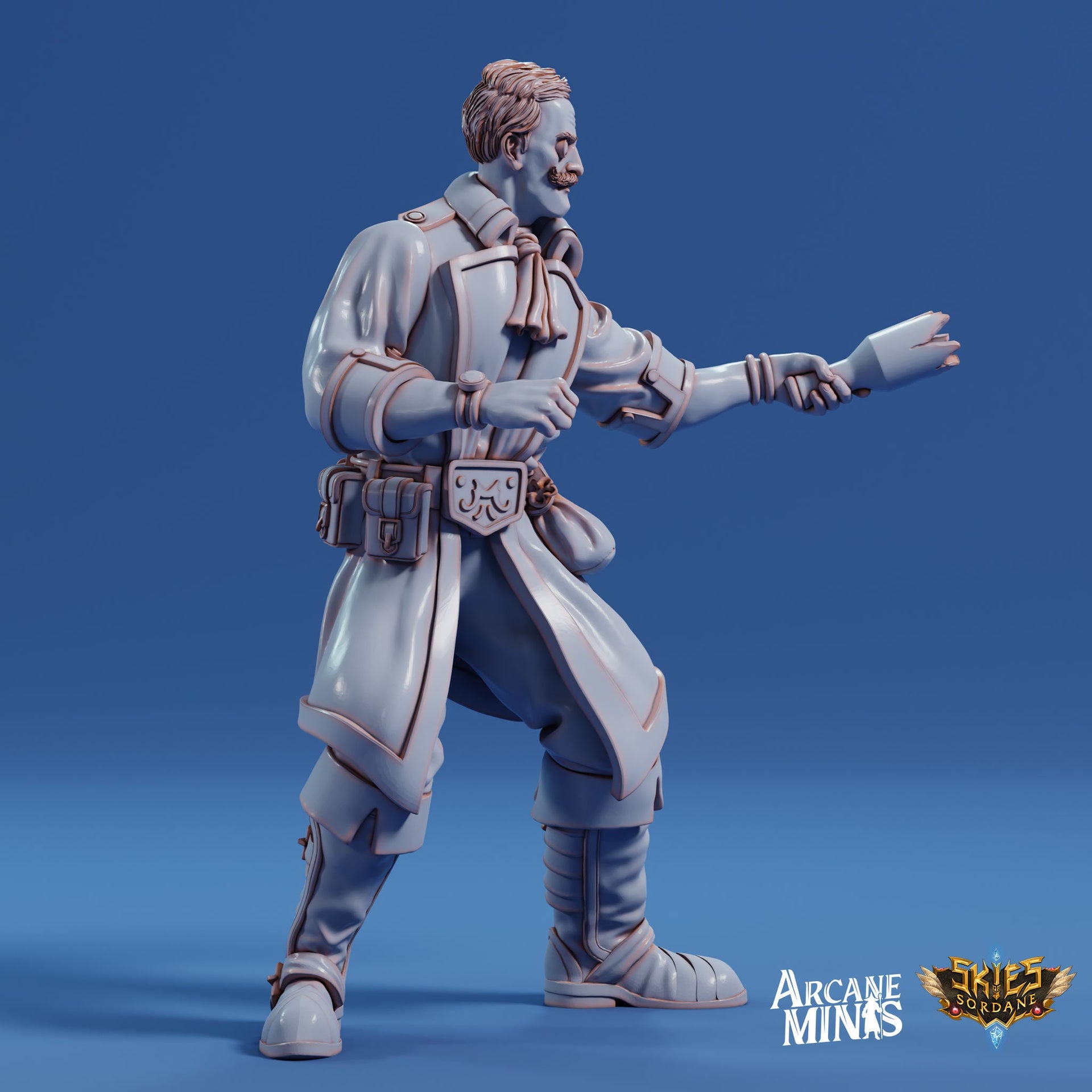 Human Merchant - Arcane Minis | 32mm | Swindlers Luck | Rogue | Traveler | Gentlemen