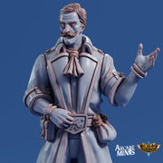 Human Merchant - Arcane Minis | 32mm | Swindlers Luck | Rogue | Traveler | Gentlemen