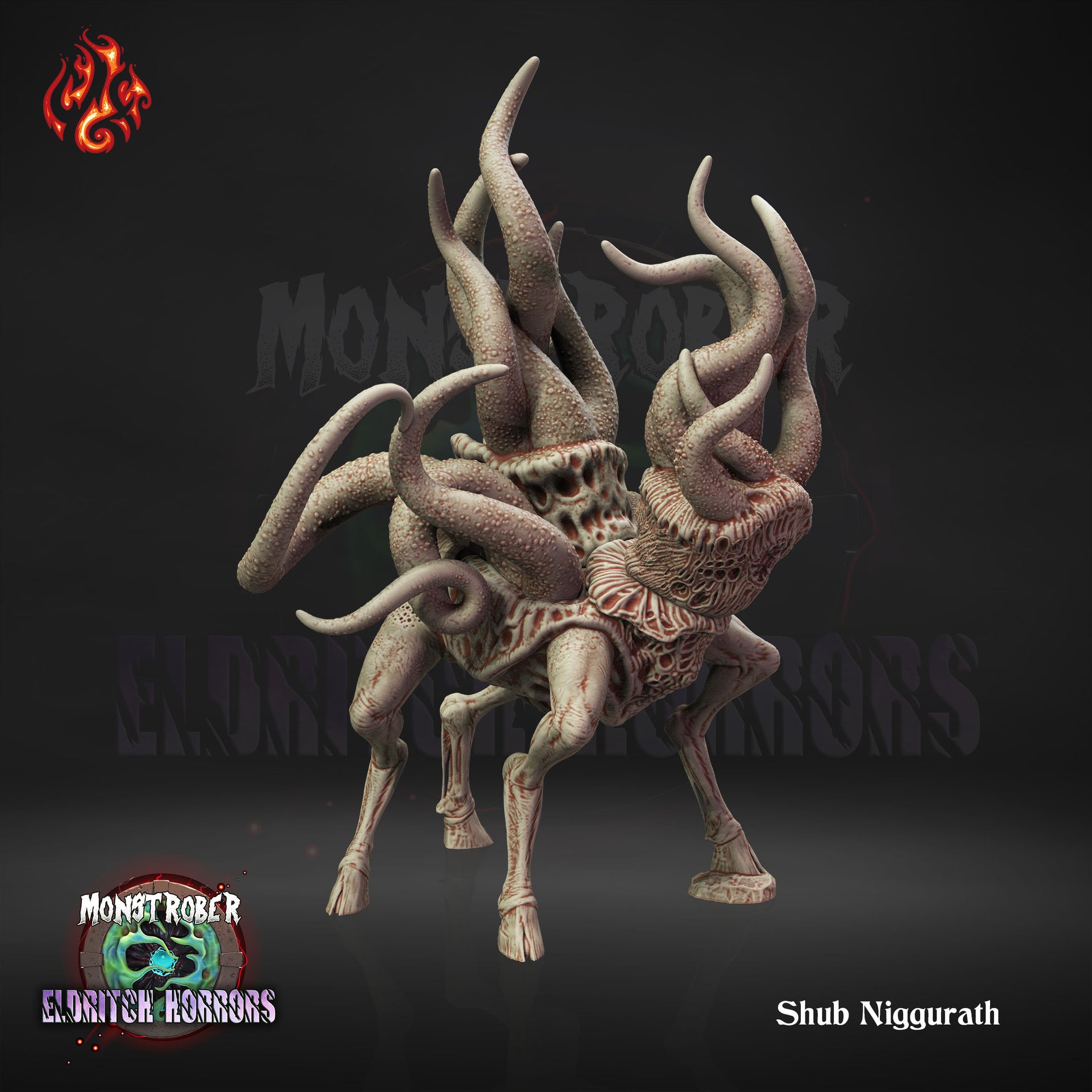 Shub Niggurath - Crippled God Foundry - Monstrober | 32mm | Cthulhu | Lovecraft | Demon | The Black Goat of the Woods with a Thousand Young