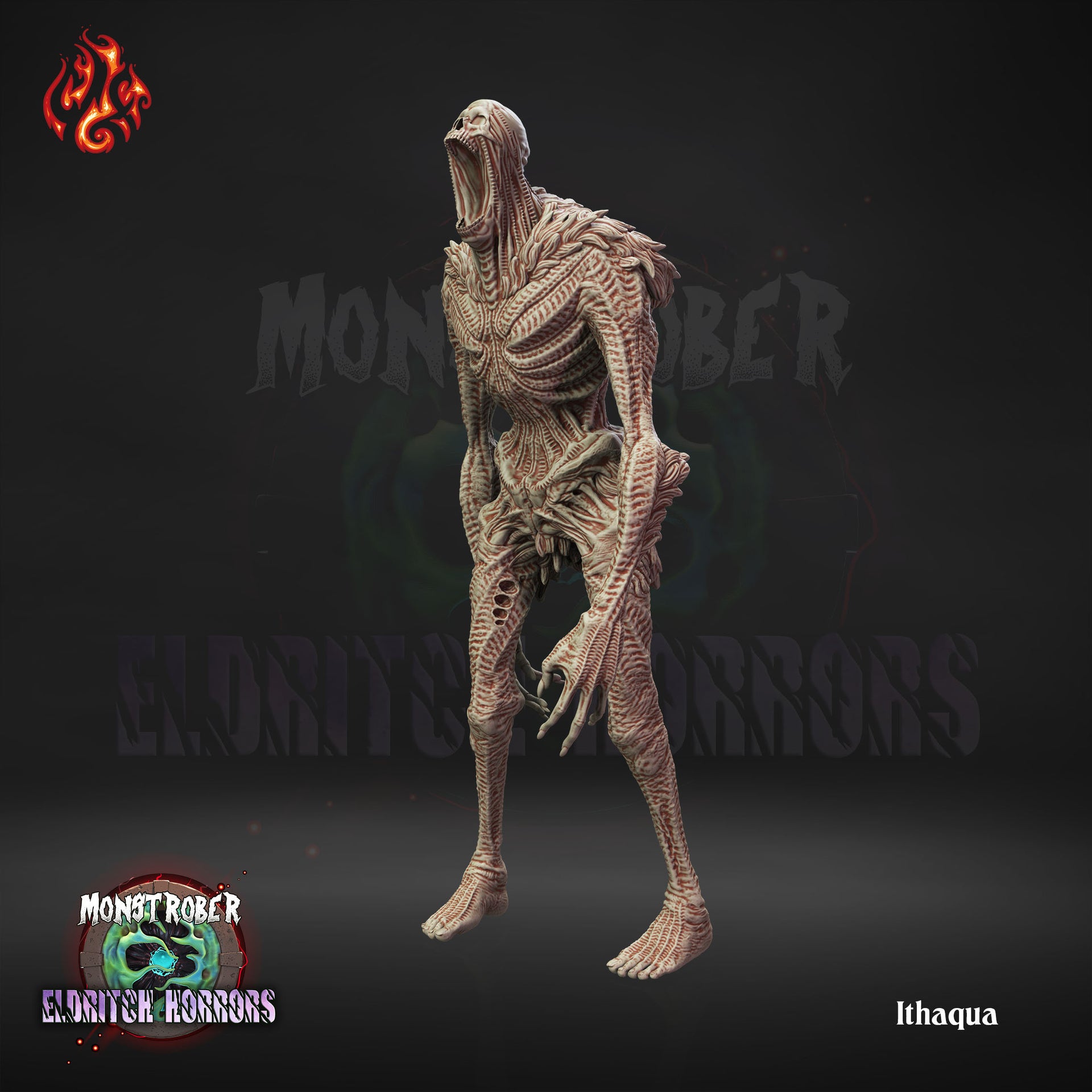 Ithaqua - Crippled God Foundry - Monstrober | 32mm | Cthulhu | Lovecraft | Eldritch | Demon | Zombie Giant | Alien