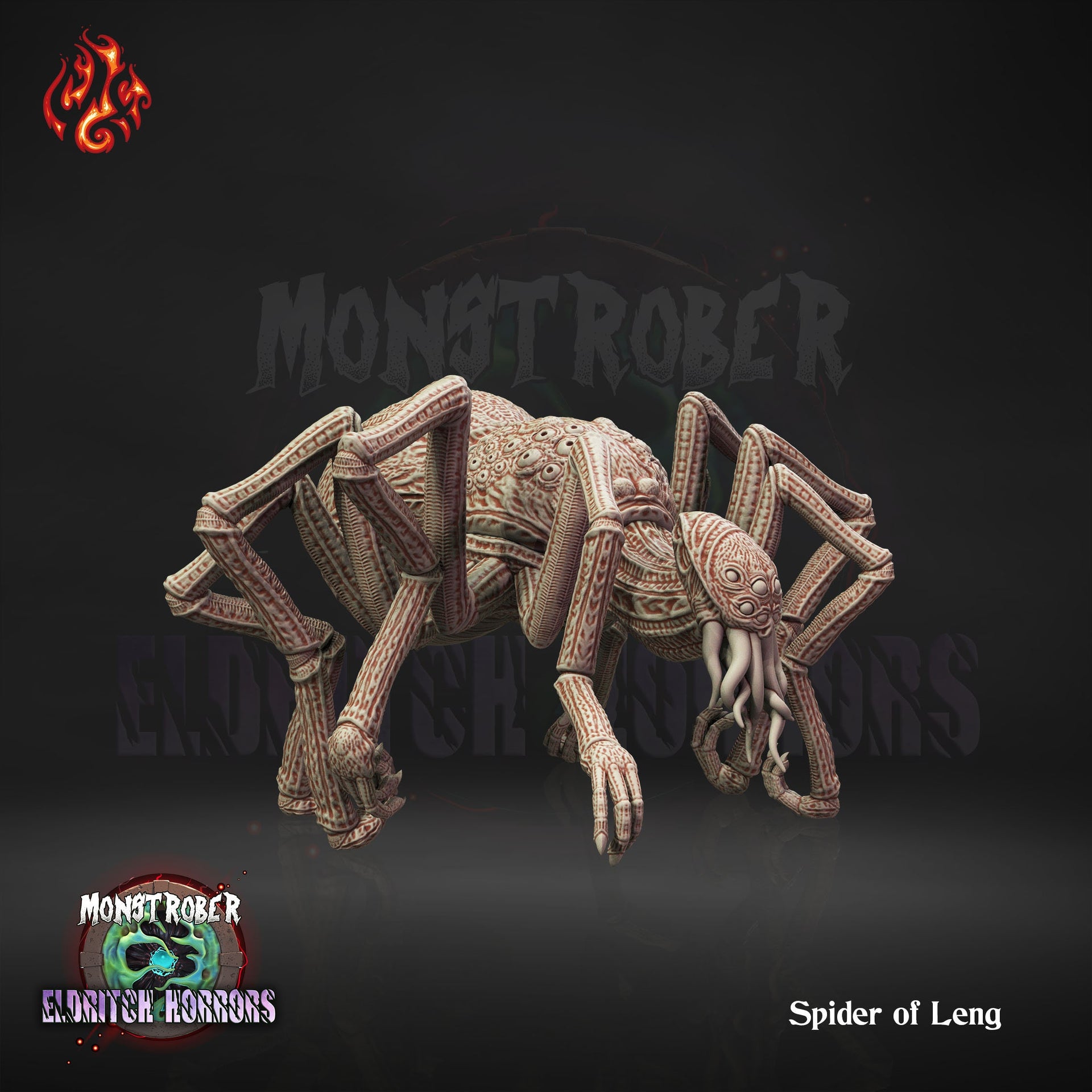 Spider of Leng - Crippled God Foundry - Monstrober | 32mm | Cthulhu | Lovecraft | Eldritch | Demon | Alien