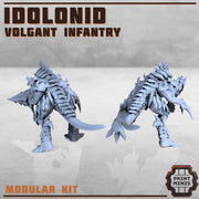 Volgants, Idolonids - Print Minis | Sci Fi | 28mm Heroic | Demon | Alien | Space Bug