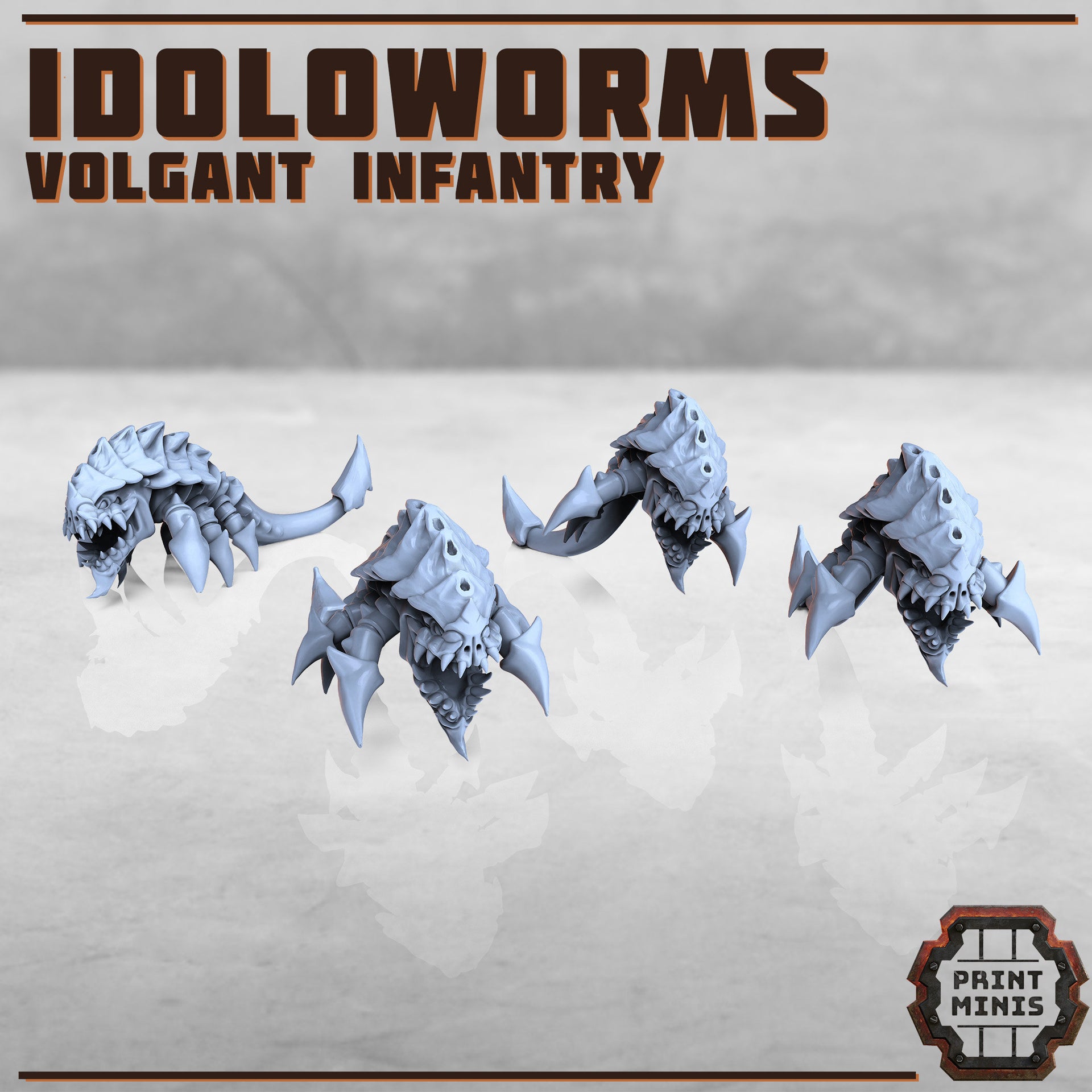 Volgants, Idolonids - Print Minis | Sci Fi | 28mm Heroic | Demon | Alien | Space Bug