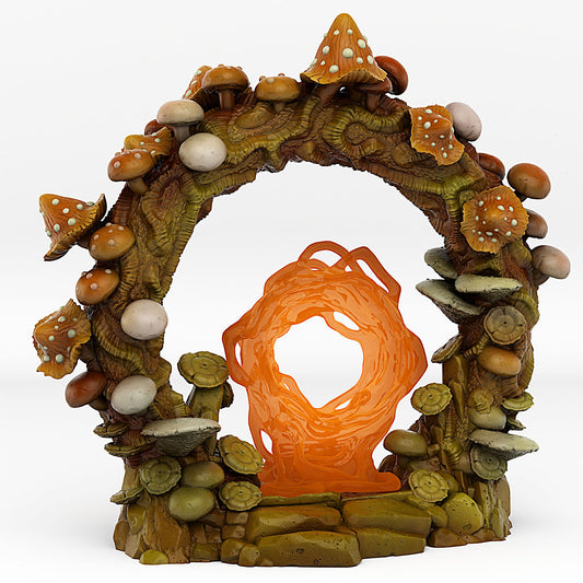 Forest Mushrooms Portal With Its Mushroom Slime Effect - Print Your Monsters, Fantastic Portals | 32mm | Giant | Wonderland
