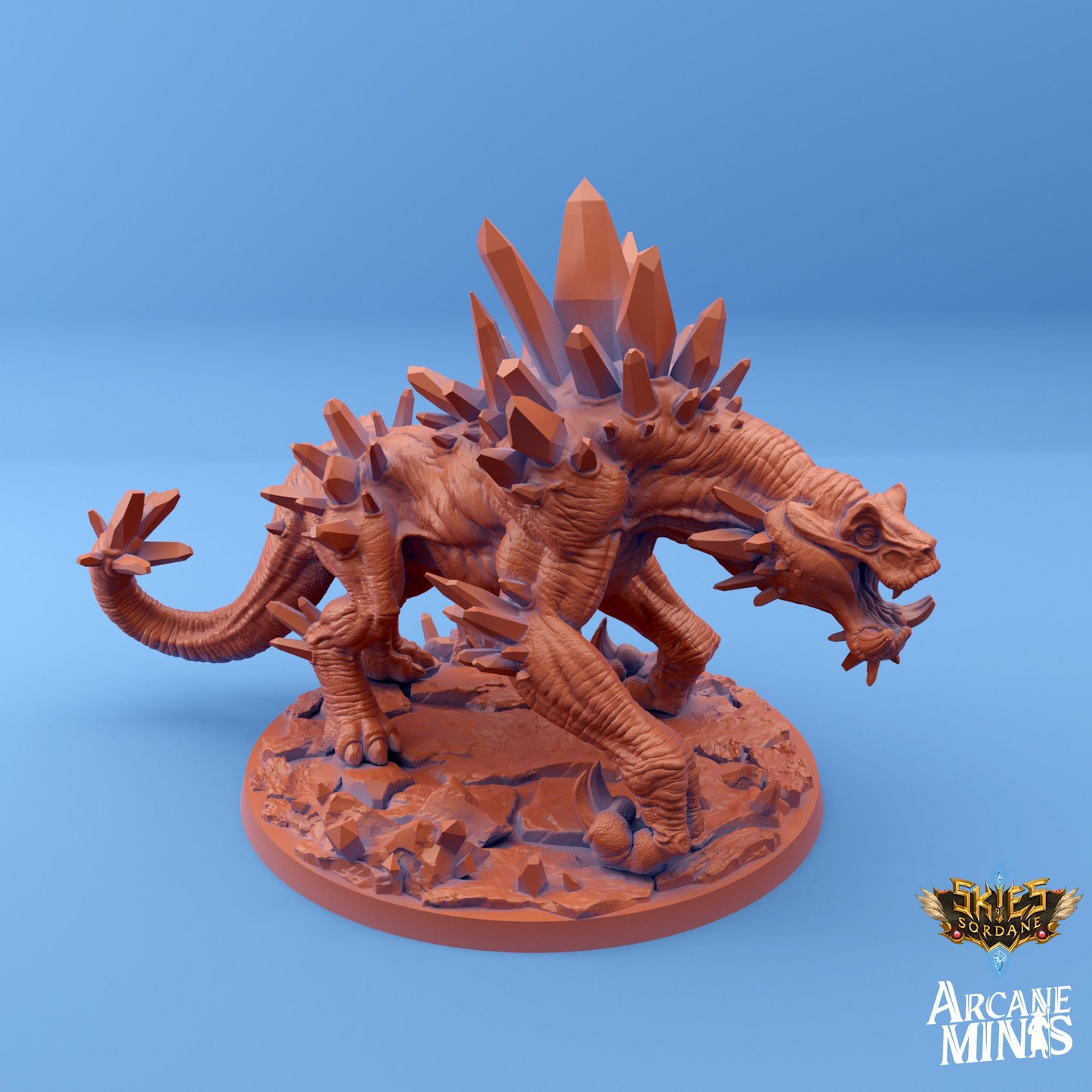 Suthonaur, Crystal Monster - Arcane Minis | 32mm | Alien | Demon | Gem