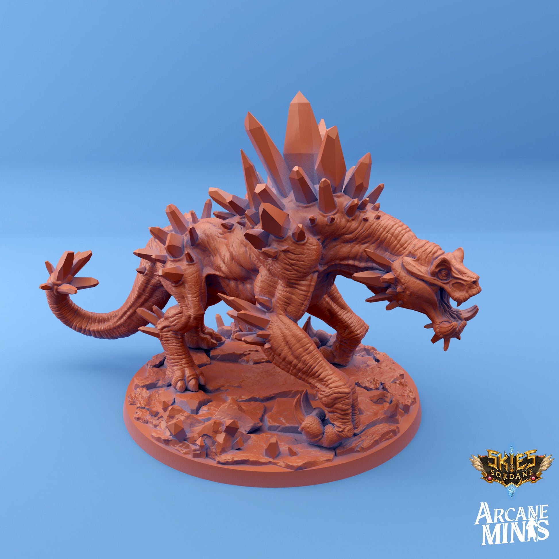 Suthonaur, Crystal Monster - Arcane Minis | 32mm | Alien | Demon | Gem